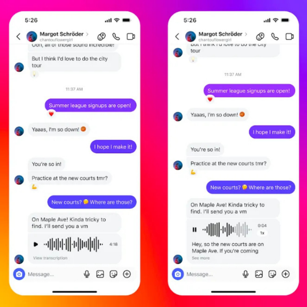 instagram-lanca-novas-funcoes-de-dm-com-transcricao-de-audios-e-mais